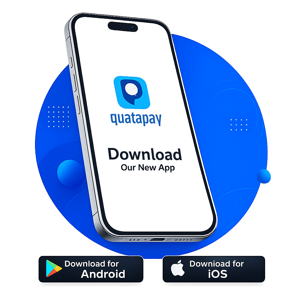QuataPay app on a phone